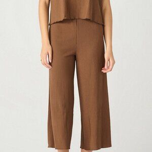 NWT Dex Pull On Textured Culotte Pant--XL